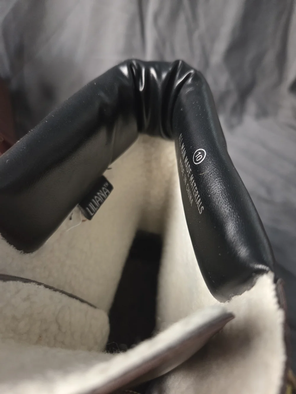 Liliana Brown and Black Waterproof Winter Boots
